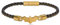 Police Herren-Armband Batman Schwarz/Goldfarben PEAGB0034702