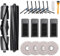 Kit d'accessoires de 18 pièces pour aspirateur Ecovacs Deebot X2 / X2 Omni / X2 Pro / DEX86, 2 brosses principales, 4 filtres HEPA, 6 brosses latérales, 4 chiffons à serpillères, 2 brosses de