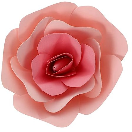 DECHOUS 1stk Papierblumen Für Hochzeitsdekoration 3D-papierblumen-wanddekoration Rosenblumenkulisse Hochzeit Rose Hochzeitsblume Kindergarten Papierblume Tapetenblumen Riese Erröten