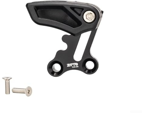 Fahrradkettenführung, Fahrrad 26T-36T Kettenführung Einzelring 1 System für S3 E-Type Low Direct Mount kompatibel mit 26T-36T Fahrrad-Kettenblättern (schwarz)