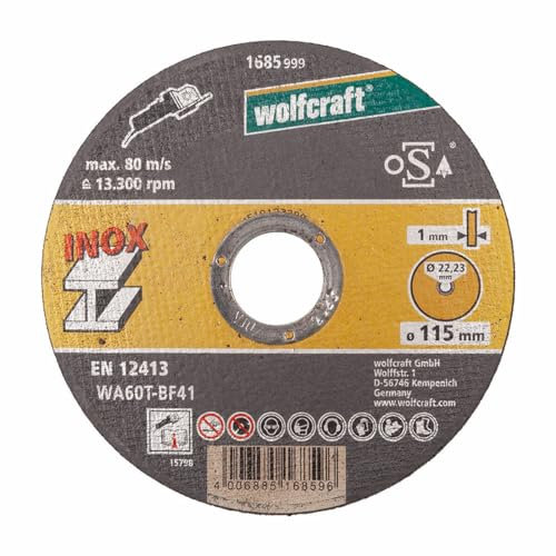 Wolfcraft 8462000 Trennscheiben Ø 115 mm (10 Stück)