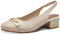 Jana Damen Slingpumps mit Blockabsatz Vegan, Beige (Taupe/Beige), 40 EU