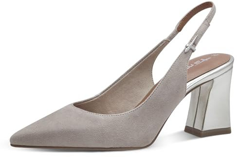 Tamaris Sling Damenschuhe Blockabsatz Schuhe grau, EU 41