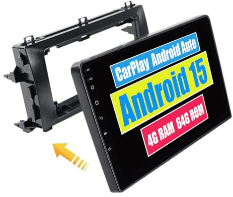 RoverOne Autoradio CarPlay Haupteinheit für Toyota Auris Hybrid 2013 2014 2015 2016 Android Auto Touchscreen Sat Navi Bluetooth WiFi Radio Player