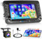 1+32G Hikity Android 13 Autoradio con Schermo per VW Passat Jetta Golf Polo Skoda 7 Pollici Schermo Tattile Stereo Auto con Vivavoce Bluetooth Supporto SWC FM/RDS WiFi/GPS+Retrocamera