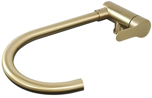 DMOZMSY Robinet Cuisine Doré Rabattable Sous Fenetre Mitigeur Cuisine Rabattable Or Flexible Pour Bateau De RV Camping-car