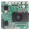 3 LAN NAS Mini ITX Motherboard with DDR5, Intel I3 N305 6-Bay, 1 * 10G, 2*i226-V 2.5G, 2*NVMe, 6*SATA3.0, CPU Fan Firewall Router, DP, HDMI, USB, Type-C, 16GB DDR5 512GB NVMe, Micro Appliance DIY