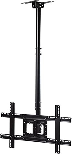Soporte de techo ajustable para TV de 19 a 70 pulgadas, pantalla LED, telescópico, inclinación, giratorio y ajuste de altura, soporte de TV multifuncional