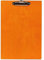 Bütic Holz Klemmbrett Standardform Clipboard A4 aus 3 mm Birkensperrholz und mit widerstandsfähigem Klarlack versiegelt, Farbe:Orange