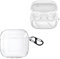 KZIOACSH Case for HUAWEI FreeBuds SE 3, Full Protective Flexible Shock-Absorbing Transperant TPU Headphone Case Lightweight Washable Anti-Lost Skin Earbuds Cover with Carabiner,Clear