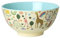 Rice Schüssel Schale Medium - Mint Fun Fair Print - Geschirr Melamingeschirr Kindergeschirr Kinder Camping BBQ Picknick Bruchsicher BPA-frei Wiederverwendbar 700ml