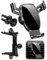 Car Phone Holder for Air Vents with Vent Clip Hook Round Square Mercedes Benz A/B/C/E/S Audi Mini Cooper 360° Rotation Stable Triangle Support Mobile Phone Mount 4.7-6.3inch for iPhone Galaxy (Black)