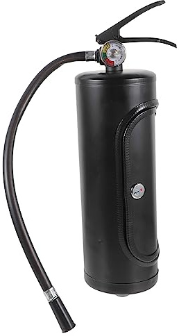 HOMOBABE Feuerlöscher Weinbox aus Stilvolle Minibar für Whisky Getränke Kreatives für Männer für Feuerwehrleute Geräumig und Robust Schwarze Verpackung