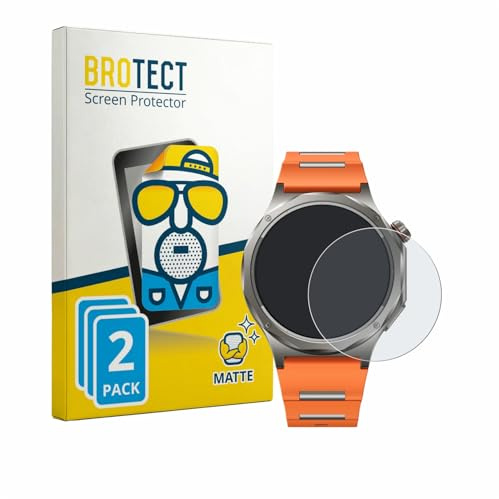 BROTECT Entspiegelungs-Schutzfolie für Oppo Watch X3 (2 Stück) Matte Displayschutz-Folie, Anti-Reflex, Anti-Fingerprint