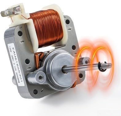 Oven Convection Fan Motor Replacement Part EAU61865301, 120V Blower Motor For Electric Ovens, High Resistant Air Blower Assembly For Baking Heating Circulation Repair