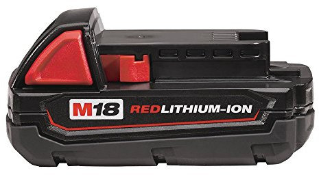 Milwaukee M18B M18 1.5Ah Lithium-Ion Battery - Red