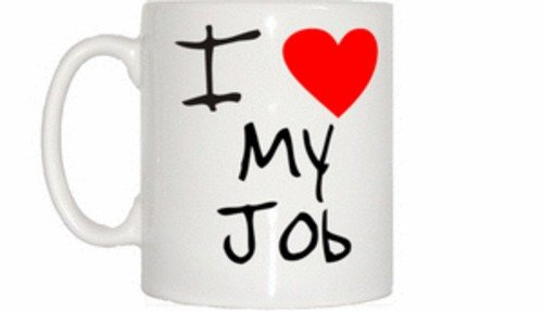 I Love Heart My Job Mug