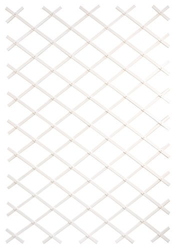 Verdemax Treillis Extensible PVC Blanc 3 x 1 m 7551
