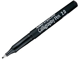 Artline Ergoline Calligraphy 2.0mm Pen - Black