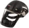 Trend Airshield Pro Full Faceshield, Dust Protector, Battery Powered Air Circulating Mask for Woodworking, AIR/PRO, Black and Grey