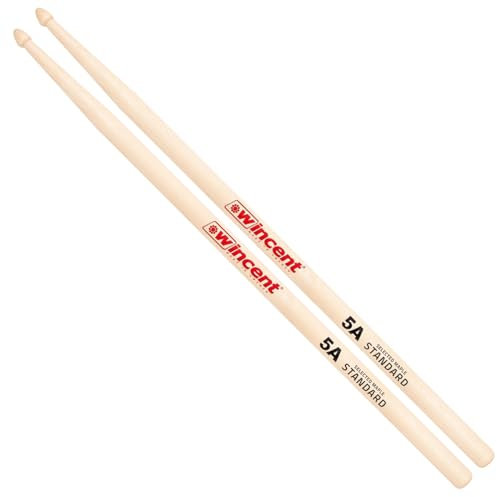 Wincent 5A Ahorn-Schlagzeugstöcke (Paar)
