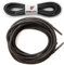 IRONLACE Lacci Classici, Indistruttibili Rotondi Extra Resistenti per Stivali, Lacci per Scarpe, Realizzati con Fibre di Para-Aramide al 100%, 1 paio, Marrone o Nero -(Nero / 96 Inches - 244 cm)