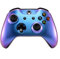 eXtremeRate Cover Frontale per Xbox One S Controller,Custodia Copertura Scocca Ricambio per Xbox One X Joystick Model 1708-Camaleonte Viola Blu