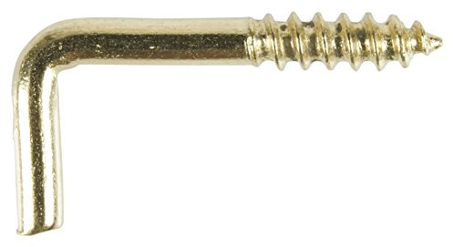 COGEX 85250 Gond à vis laiton, Doré, 2,5 x 20 mm, Set de 8 Pièces