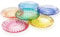 SCANDINOVIA - 20 cm Unbreakable Premium Salad or Bread Dish Plates - Set of 6 - Tritan Plastic - Perfect for Gifts - BPA Free - Dishwasher Safe