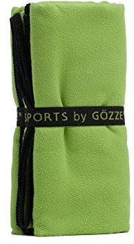 Gözze - Saugstarkes Sporthandtuch, Superweich, Kunstfaser, 70 x 140 cm - Hellgrün