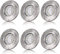 HYDONG LED Recessed Ceiling Lights 5W IP44 Bathroom Downlights Cool White 6000K 400LM Ultra Slim Not Dimmable Spotlights for Living Room Bedroom Kitchen, Open Hole Size 68mm, Pack of 6