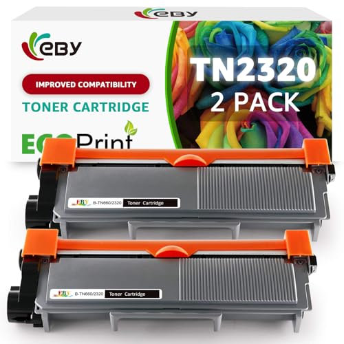 EBY TN2320 TN-2320 Toner kompatibel für Brother TN-2310 ür Brother MFC-L2700DN MFC-L2700DW MFC-L2720DW MFC-L2740DW DCP-L2500D DCP-L2520DW DCP-L2540DN DCP-L2560DW HL-L2300D HL-L2360DN HL-L2340DW