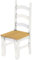 2X Esszimmerstuhl Mexiko Eiche hell Weiss - Holzstuhl Klassik Pinie Massivholz Echtholz - Variante & Farbe wählbar - Stuhl Holz Wohnzimmerstuhl Lehnenstuhl Lehne Küchenstuhl Brasilmöbel