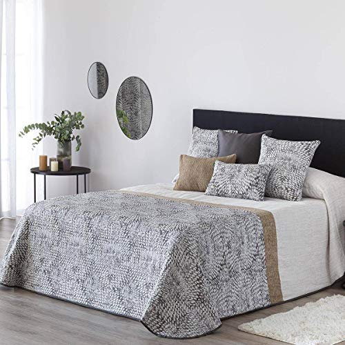 Confecciones Paula - Tagesdecke Palma - Bett 105 cm - Beige