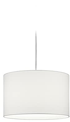 TRIO BELEUCHTUNG DUOLINE HOTEL AUFHÄNGUNG WEIßER STOFF D. 40CM 73330101
