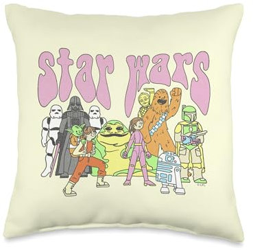 Star Wars Groovy Group Shot Kissen, 40,6 x 40,6 cm, mehrfarbig