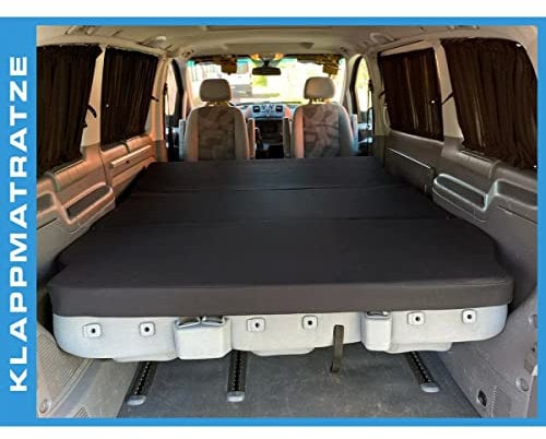BREMER SITZBEZÜGE Klappmatratze kompatibel mit Viano Fun W639 Faltmatratze Camping zubehör Camper zubehör Wohnmobil Zubehör Matratze Schlafauflage Schlafschön