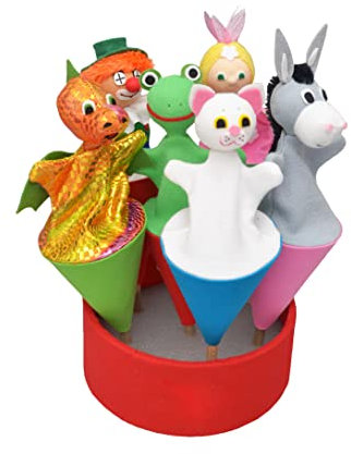 Handpuppen-Ständer Displayständer bis zu 6 Handpuppen Ständerhalter Puppenständerhalter, 5 cm, für Kinder Baby Jungen Mädchen