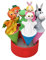 Handpuppen-Ständer Displayständer bis zu 6 Handpuppen Ständerhalter Puppenständerhalter, 5 cm, für Kinder Baby Jungen Mädchen