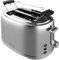 Cecotec Toaster 2 Scheiben Toast&Taste 1000 Retro Double Inox, 980 W, 2 Breite und Kurze Schlitze von 3,8 cm, Edelstahl, Obere Roste, Regulierbare Leistung, Krümelschublade