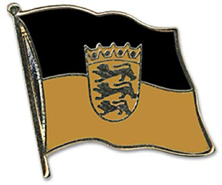 Pin Anstecker Flagge Fahne Baden-Württemberg Baden Württemberg Nationalflagge Flaggenpin Badge Button Flaggen Clip Anstecknadel