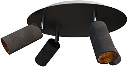 Tivendis Betoniq XXL Deckenleuchte Donoma - 4-flammige Betonoptik Lampe mit 4 verstellbaren Gelenkarmen - Moderne Deckenlampe im Industrie-Design