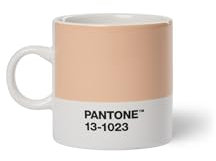 Pantone Porzellan Espressotasse, dickwandig, spülmaschinenfest, 120ml, COY 2024 - Peach Fuzz 13-1023