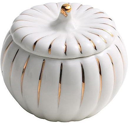 UPKOCH Bol De Soupe À La Citrouille En Céramique Avec Couvercle Bol D'oeufs Cuits À La Vapeur Bol À Dessert En Forme De Citrouille Marmite En Porcelaine Récipient De Nourriture Décoratif