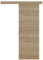 KIER FURNITURE Türen MALIBU 60 Moderne Schiebetüren - Wandschiebetür - Universal Links und Rechts - Metallschiebesystem - Robust, Haltbar - Stabil, Langlebig - Eiche Sonoma B66xH205xT1,6 cm