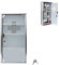 VA-Cerulean Medizinschrank,Apothekerschrank mit Abschließbar Magnetischer Glas Tür, 30x12x57.5cm,Arzneischrank, Medikamentenschrank Hängeschrank inkl. 2 Schlüsseln(Silber, 4 Fächer)