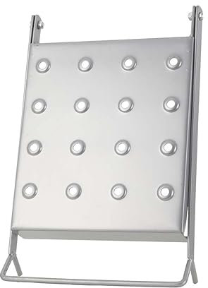 TABODD Ladder Work Platform Anti-Slip, Staircase Ladder Work Shelf 30 x 26.5 cm Folding Ladder Stair Step Work Bench Standing Platform, Storage Platform Hanging Step Platform Holds Up to 150KG