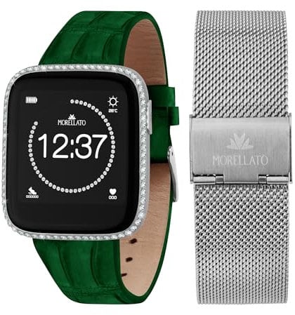 Morellato Special pack M-01 Crystal Light Smartwatch Donna, Digitale con doppio cinturino - R0151167522