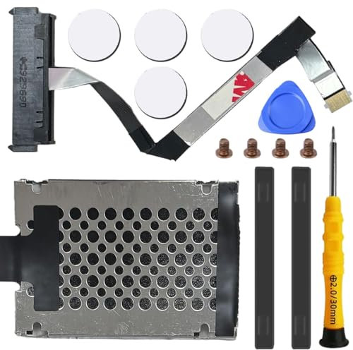 ZHUROUPU 14 Pcs SATA Hard Drive HDD Connector Cable Replacement for Acer Nitro 5 AN517-51 AN517-51-56YW 50.Q5EN2.004 NBX0002L000(Black) Incl.Removal Tools Kit