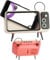 JinRui-T Phone Holder for Desk Portable Universal Retro TV Phone Holder Stand Mobile Phone Stand for 6.4-6.7 inches Smartphone Retro Phone Stand for Home, Bedroom, Office, Kitchen (Orange)